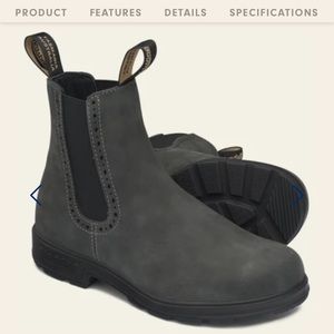 Blundstone original boot high top rustic black Womens boots # 1630